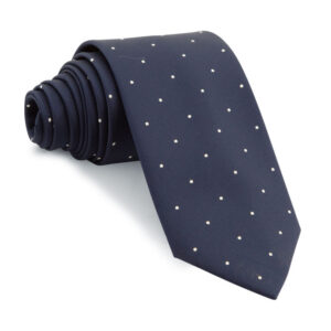 CORBATA MARINO LUNARES BLANCOS