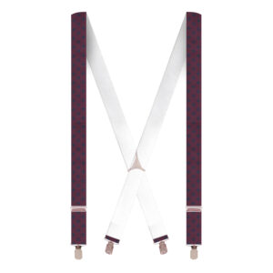 TIRANTE BURDEOS FLOR DE LIS