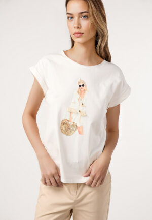 CAMISETA CHICA GAFAS DANDARA